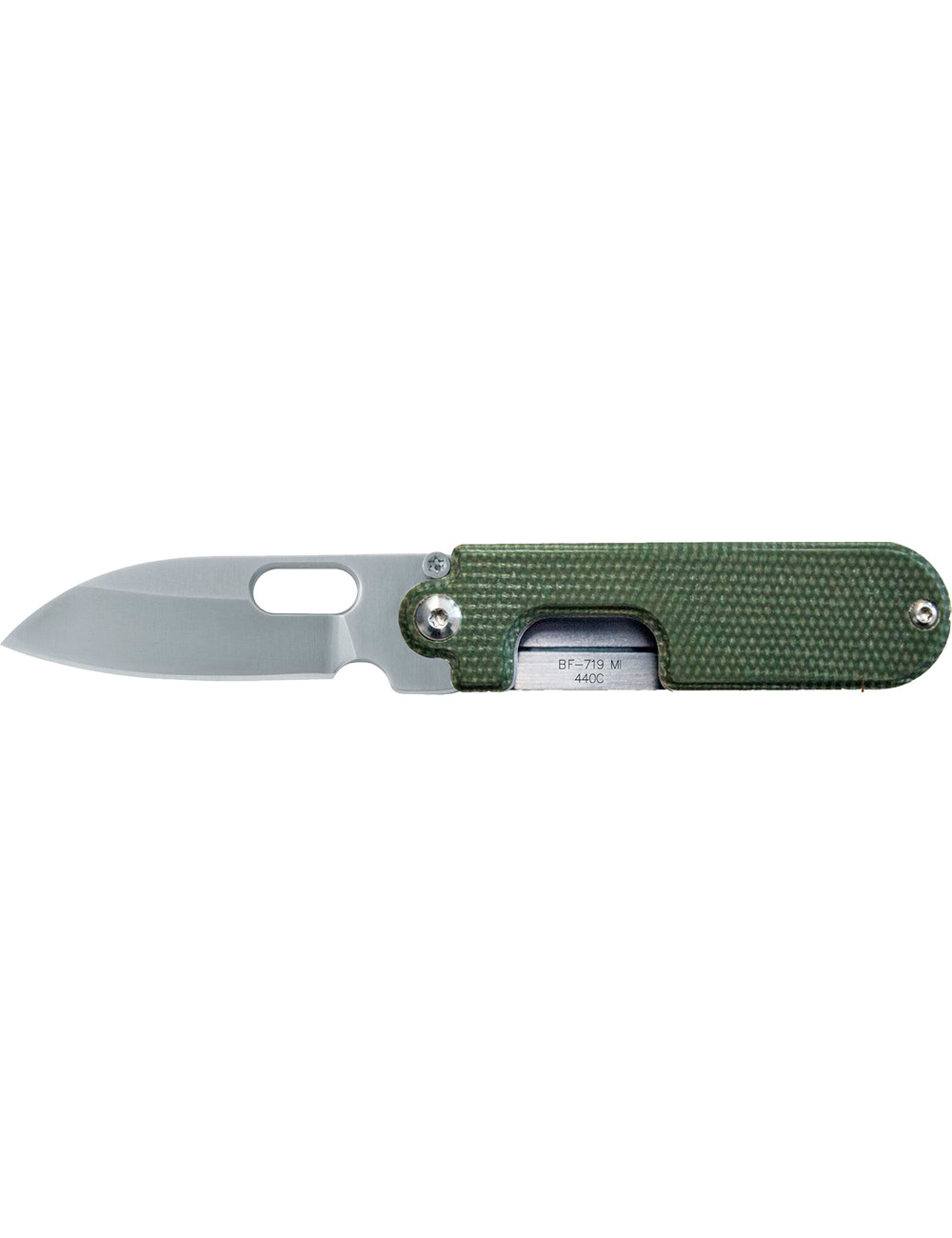 BLACKFOX BF-719MIN Pocket Knife Bean Gen 2 NATURAL CANVAS