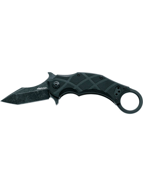 FOX EDGE FE-014 THE CLAW Folding Knife BLACK
